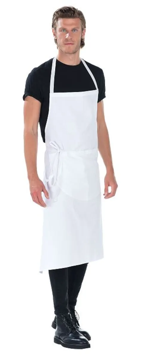 TABLIER BLANC 100% COTON  P