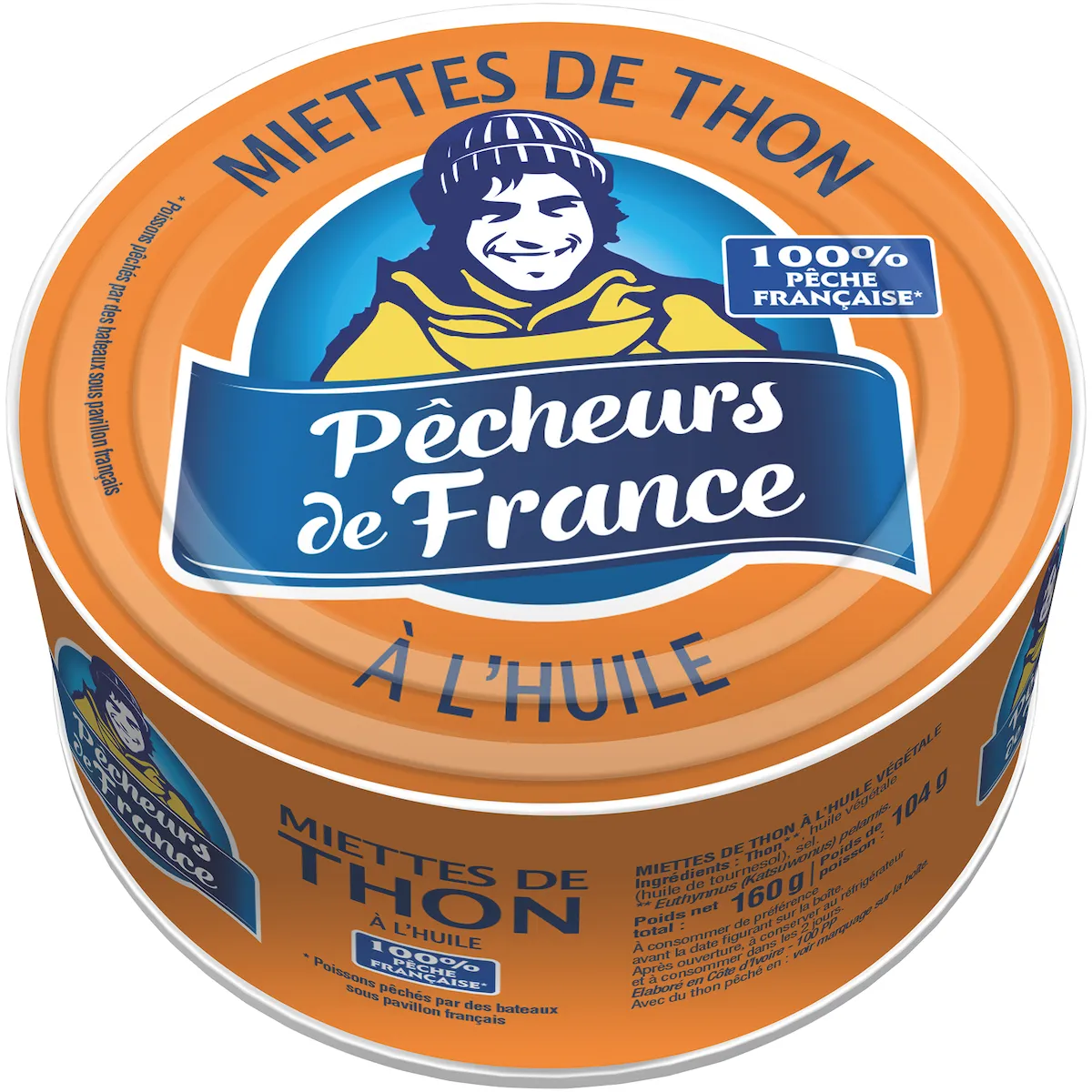 MIETTES DE THON A L'HUILE DE TOURNESOL BTE 1/5 - 160G
