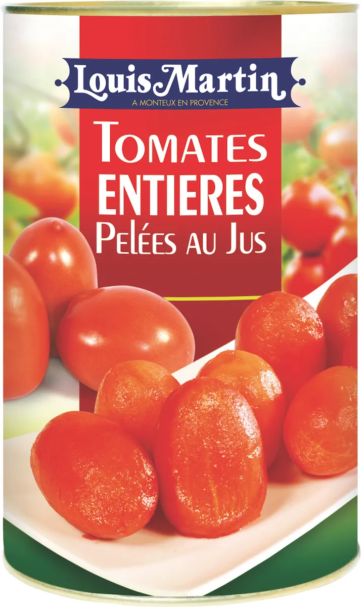 TOMATES PELEES AU JUS BOITE 5/1