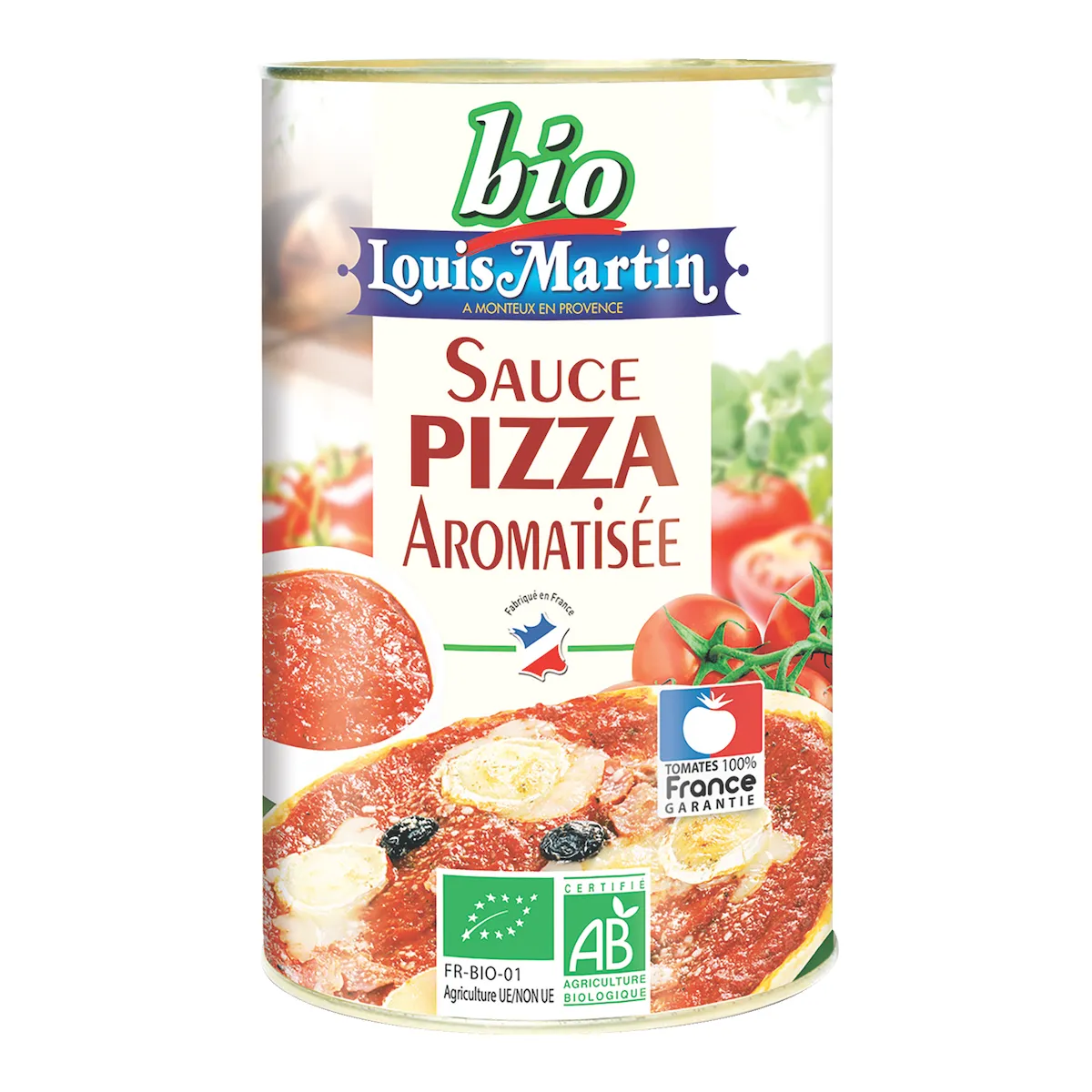 SAUCE AROMATISEE PIZZA BIO BOITE 5/1