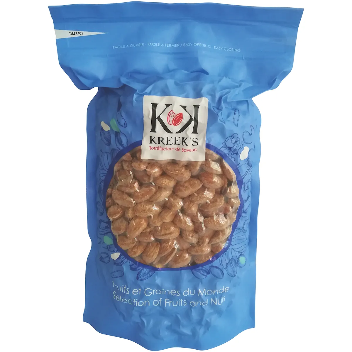 AMANDES GOUT FUME -CALIFORNIE 23/25 - 1KG S/V