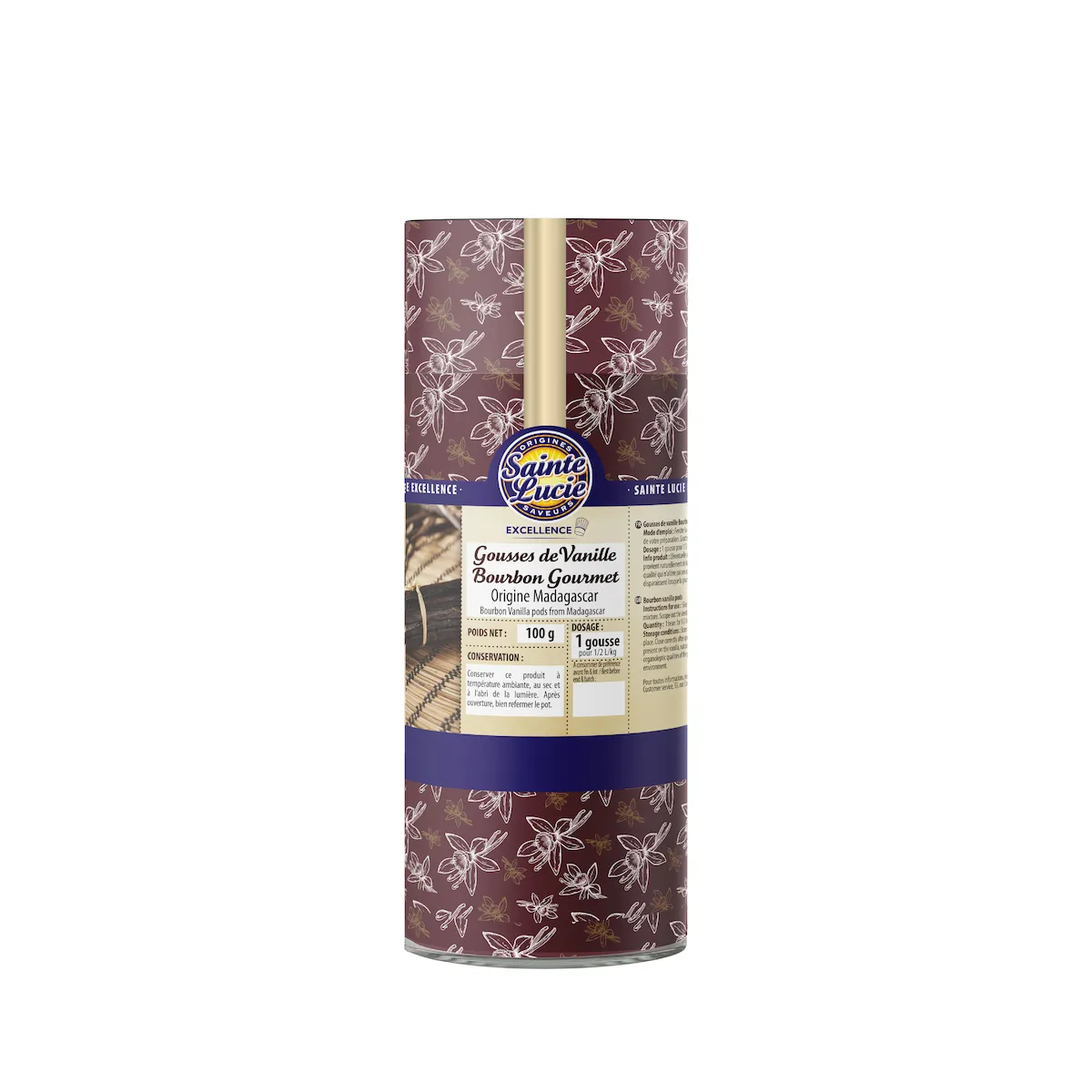 VANILLE BOURBON 100G FLC PET