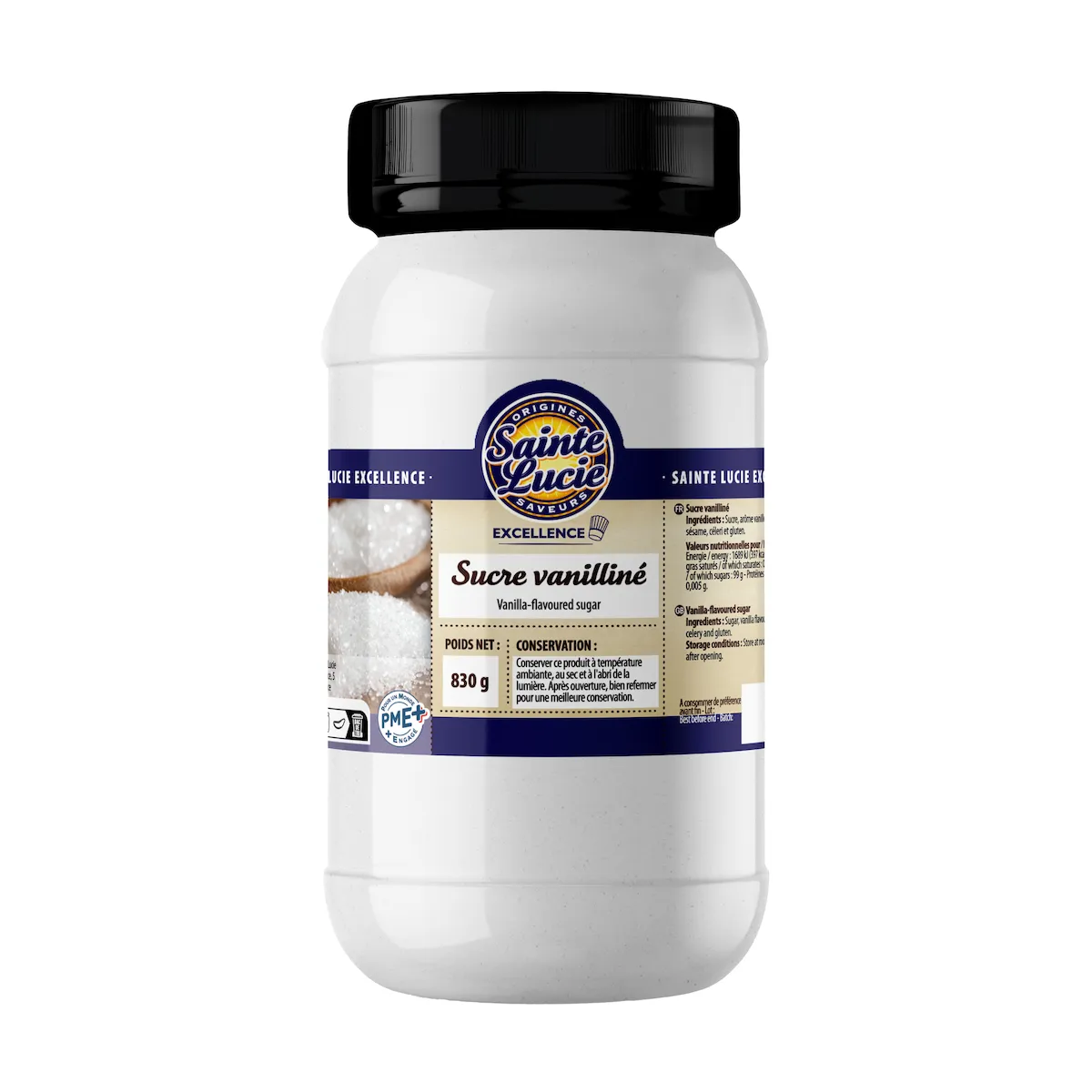 SUCRE VANILLINE BTE 830G