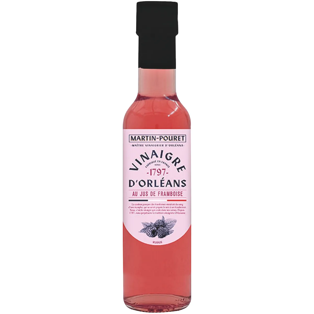VINAIGRE A L ANCIENNE A LA FRAMBOISE - 25CL
