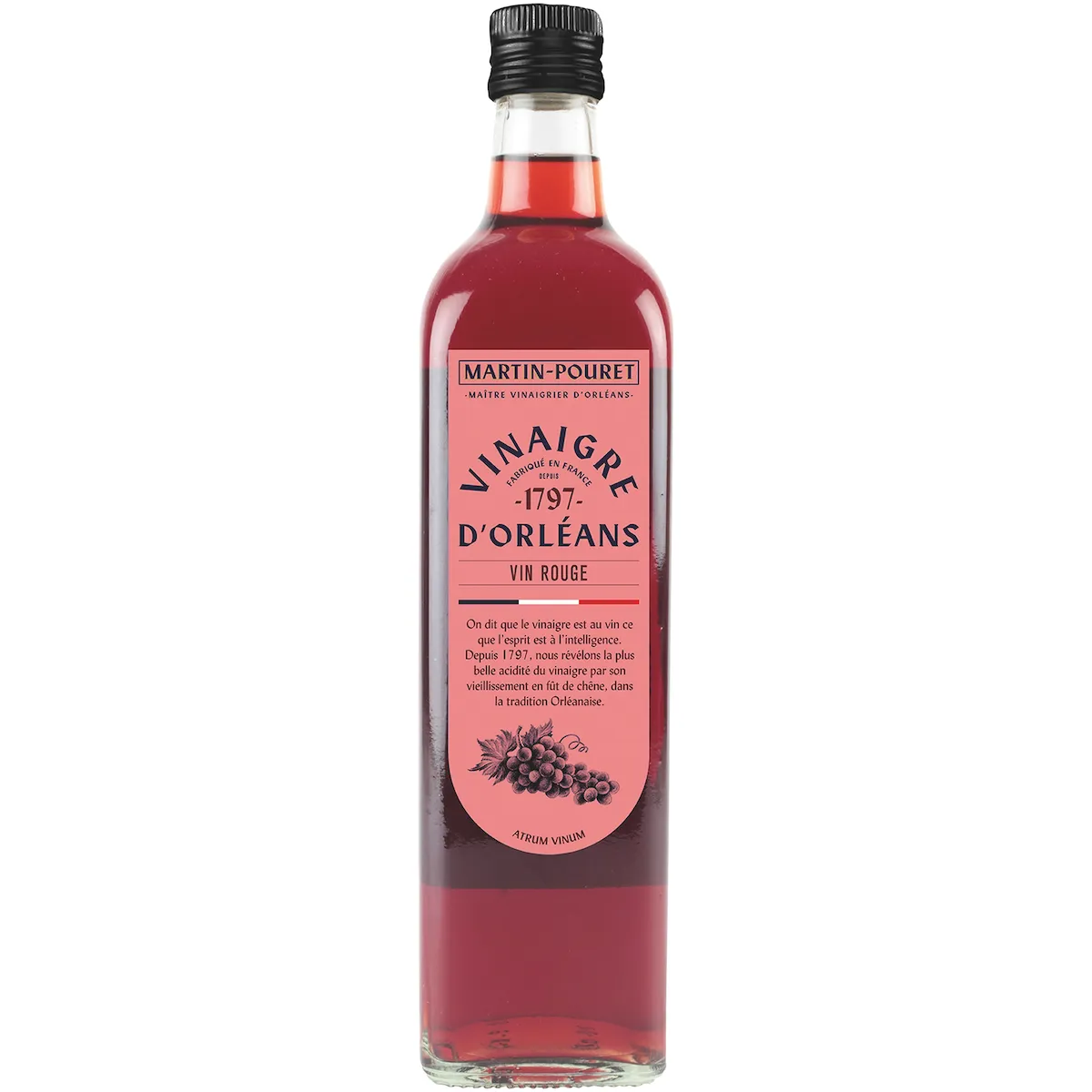 VINAIGRE D ORLEANS DE VIN ROUGE VIELLI 12 MOIS - 75CL