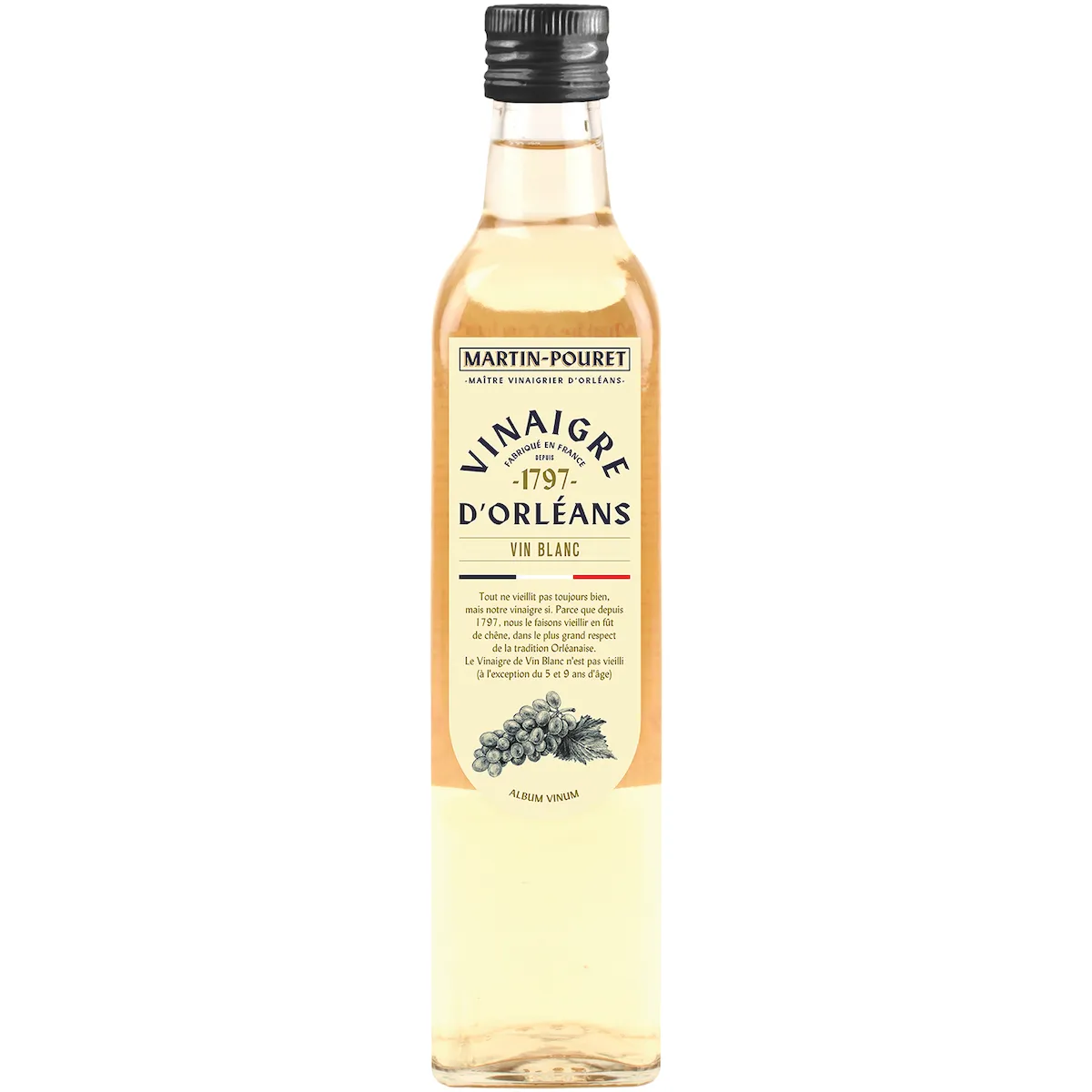 VINAIGRE D ORLEANS DE VIN BLANC - 50CL