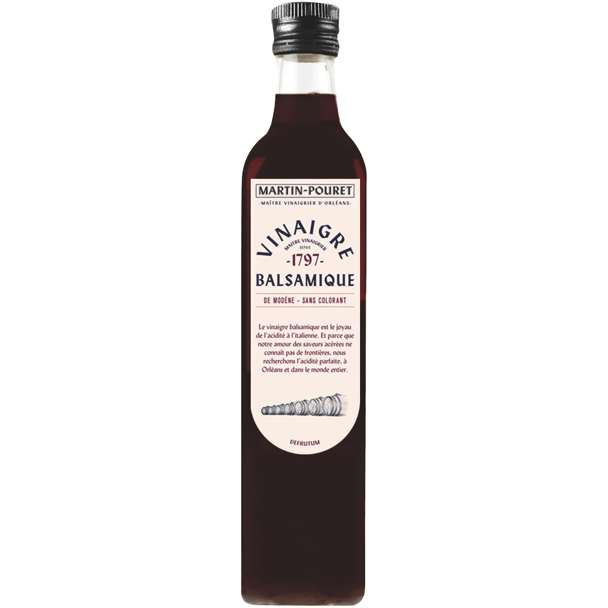 VINAIGRE BALSAMIQUE DE MODENE SS COLORANT IGP - 50CL