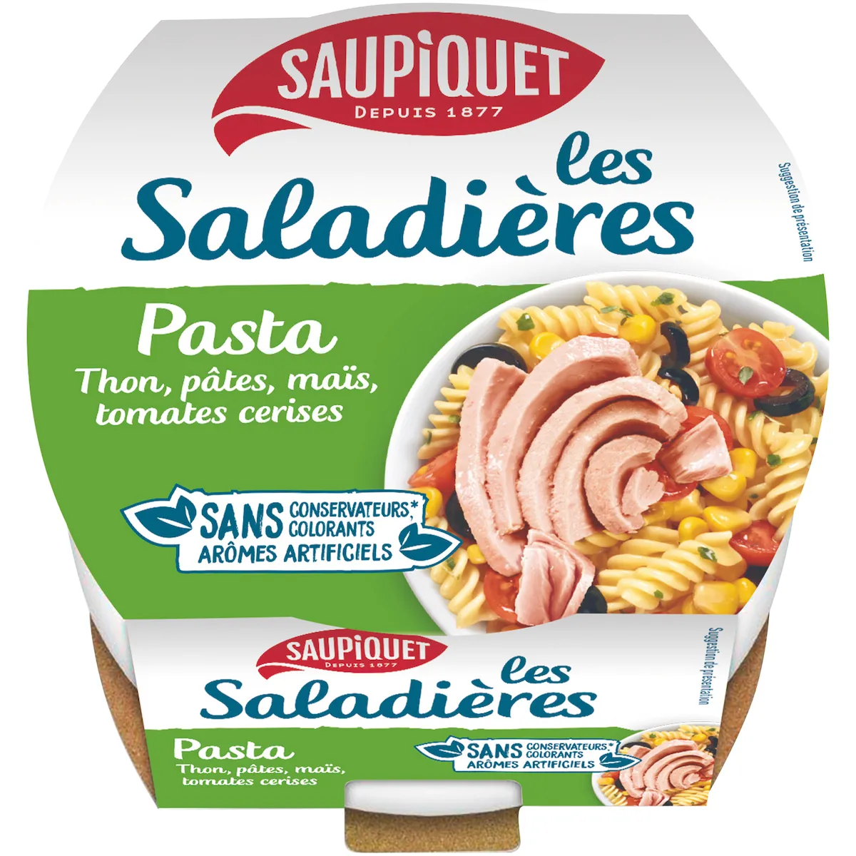 SALADIERE PASTA AU THON BOITE  1/3 - 220G