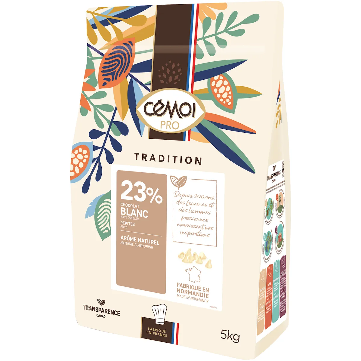TRADITION 23% GOUTTES DE CHOCOLAT BLANC 5KG