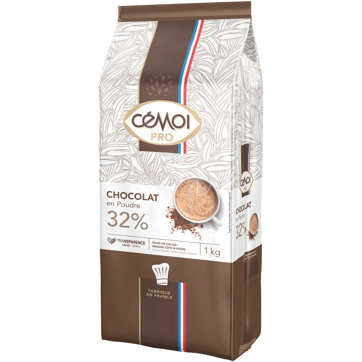 SACHET POUDRE 32% - CHOCOLAT EN POUDRE - 1KG