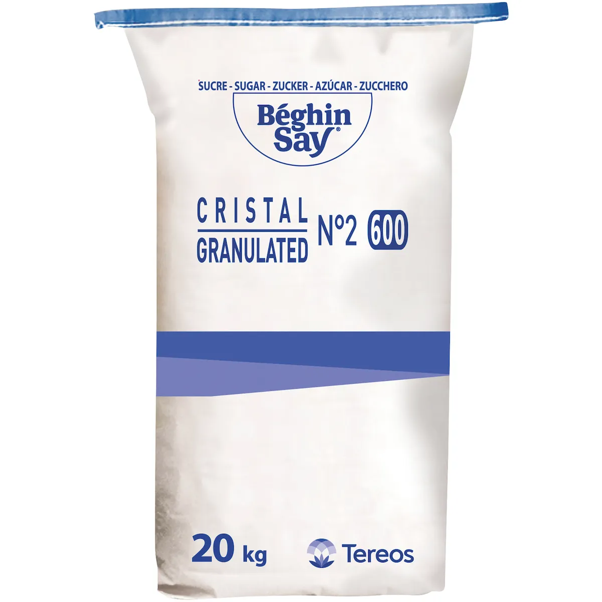 SUCRE CRISTALLISE N°2 600 SAC 20 KG