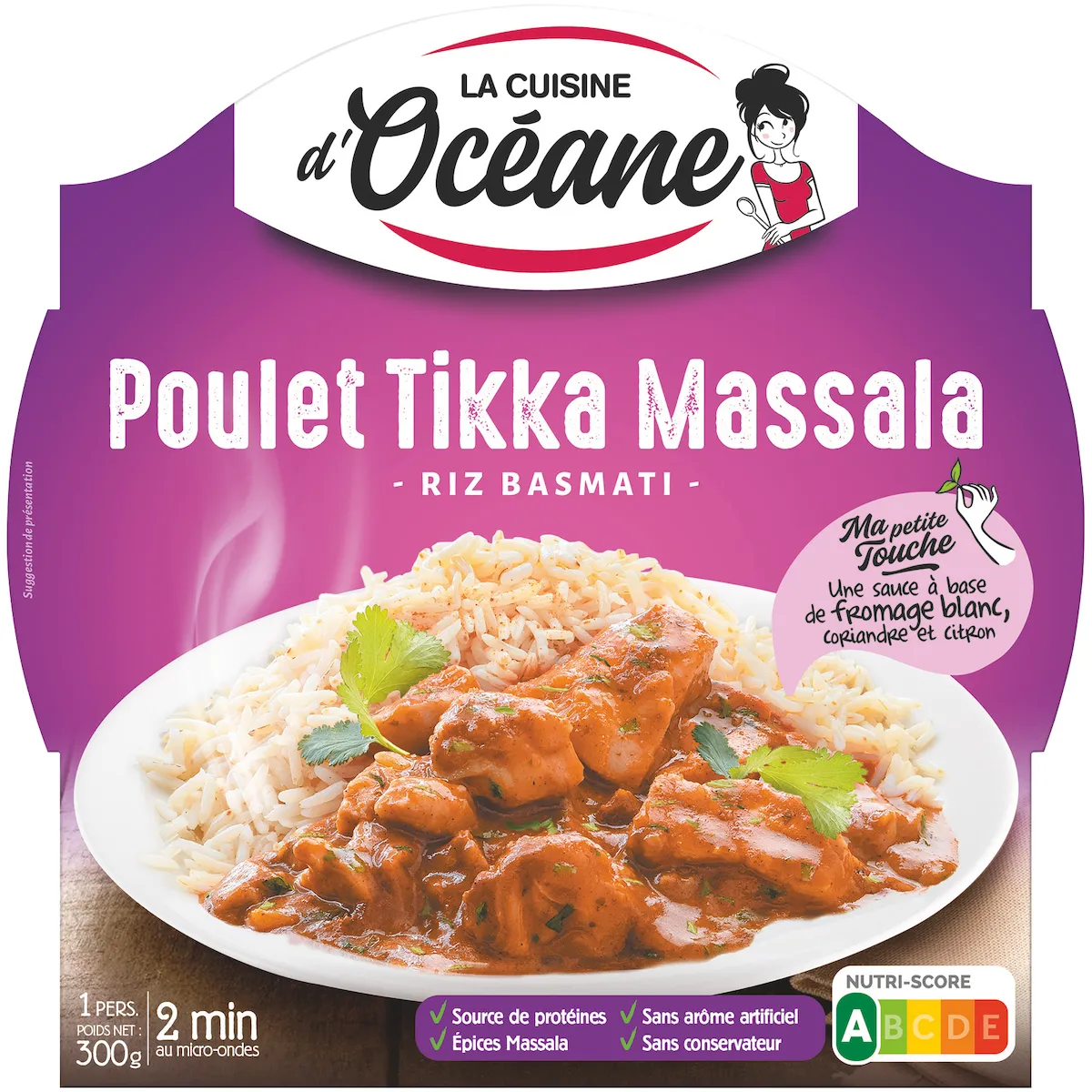 POULET TIKKA ET RIZ BASMATI 300G