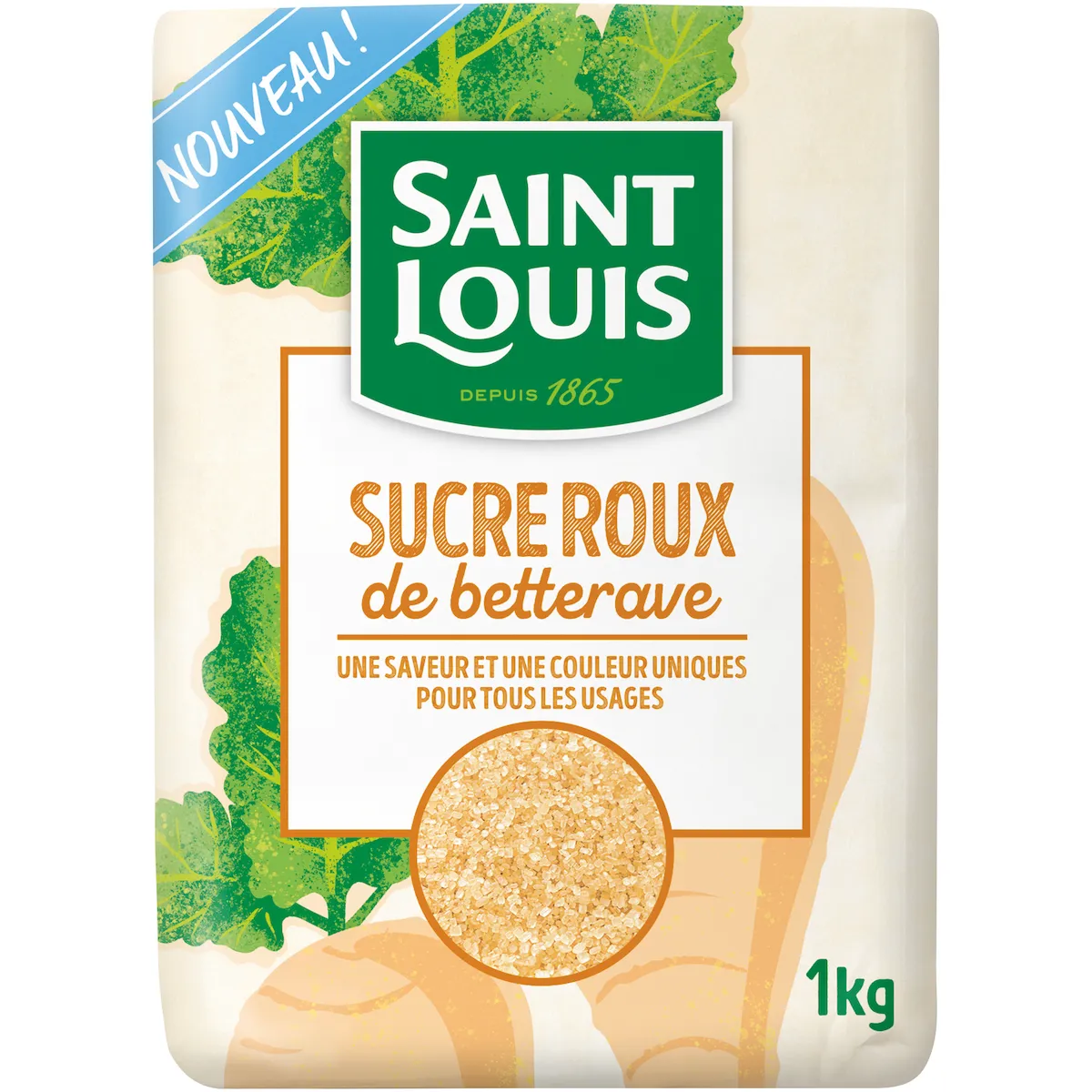SACHET SUCRE ROUX DE BETTERAVE 1KG