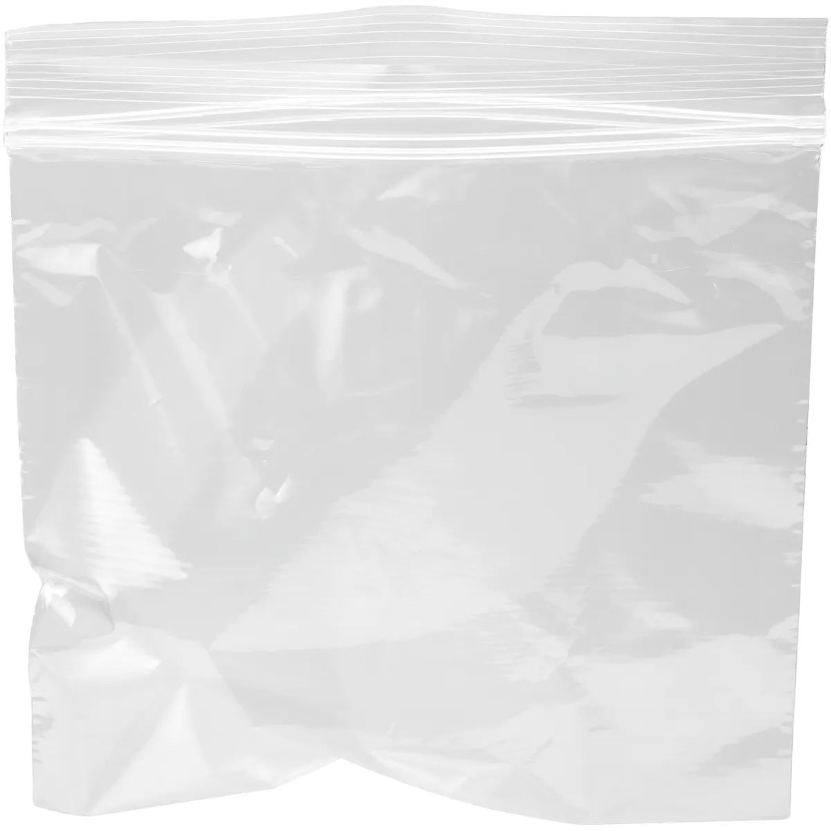 SACHET ZIP POLYÉTHYLÈNE TRANSPARENT 16X22CM - CARTON DE 2000