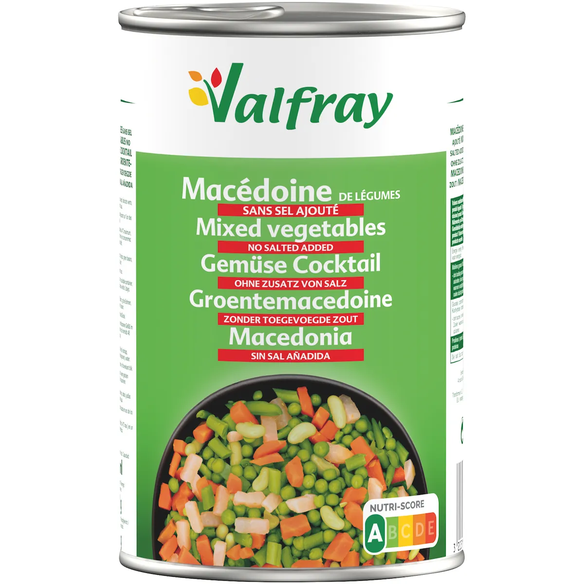 MACEDOINE DE LEGUMES SANS SEL 5/1