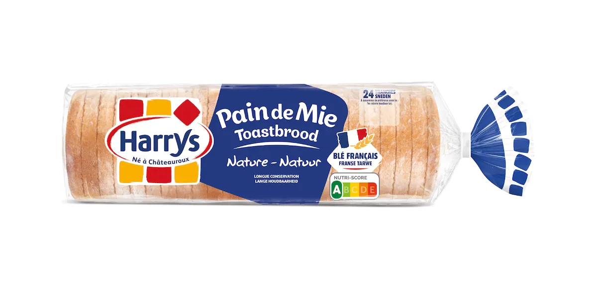 PAIN DE MIE NATURE LC 10X10 - PAQUET DE 24 TRANCHES 500G