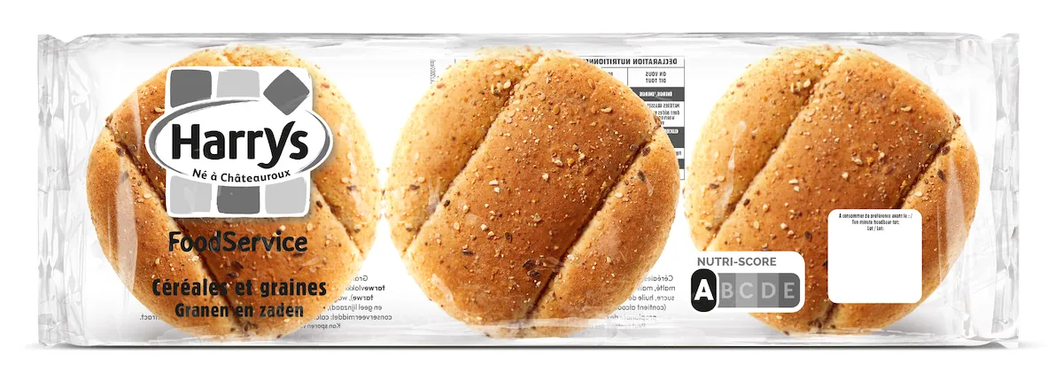 PAINS SPECIAUX POUR HAMBURGER GEANT CEREALES/GRAINES 85G