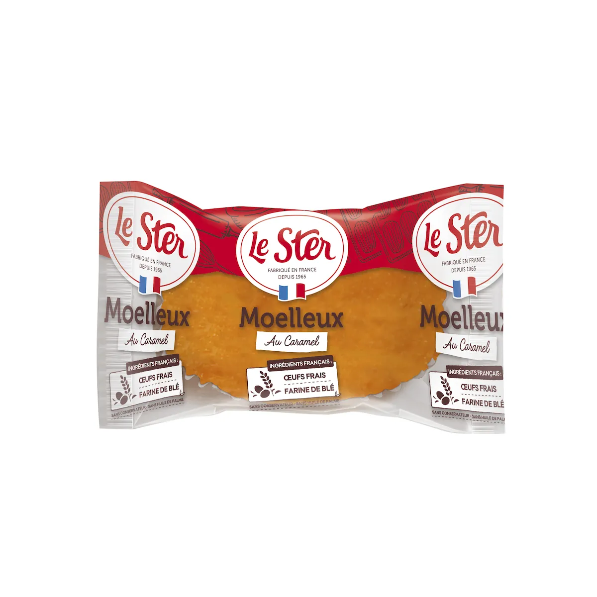 MINI CAKE MOELLEUX CARAMEL 30G-CARTON DE 130