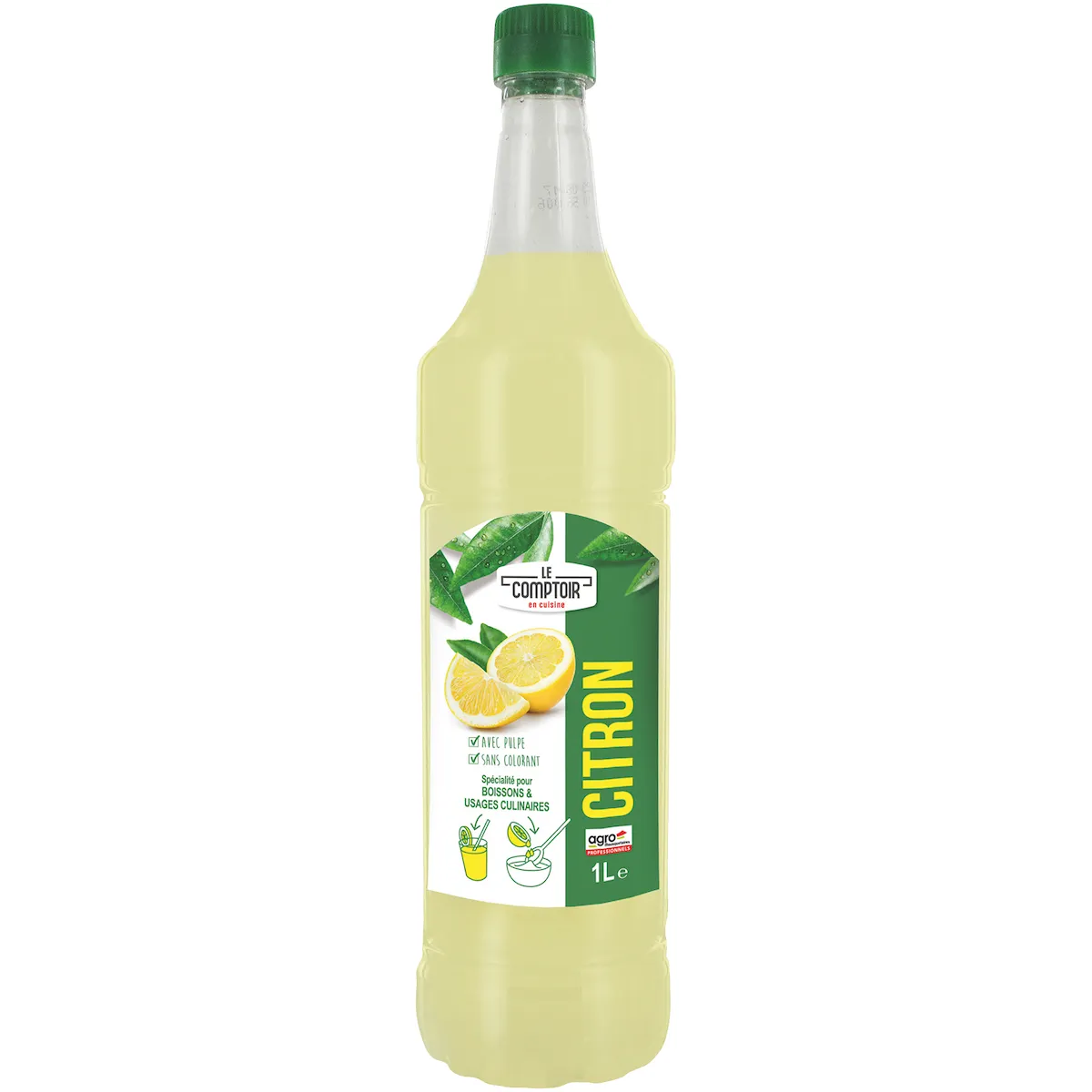 BOISSON ET USAGE CULINAIRE LE COMPTOIR PET 1L CITRON