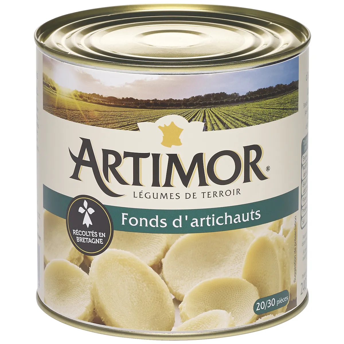 FONDS D'ARTICHAUTS 20/30 PIECES - 3/1