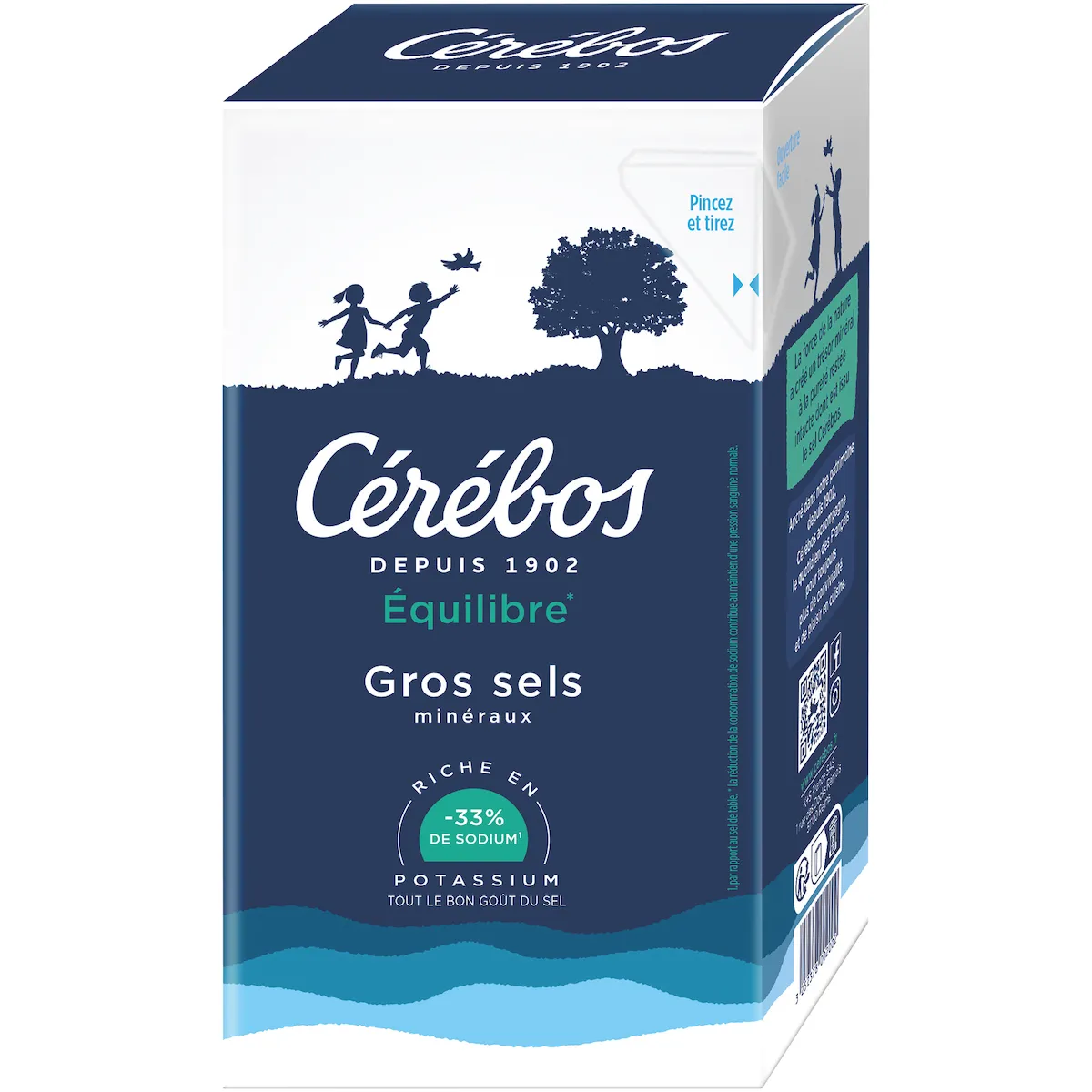 SEL GROS EQUILIBRE REDUIT EN SODIUM 33% BOITE VERSEUSE 700G