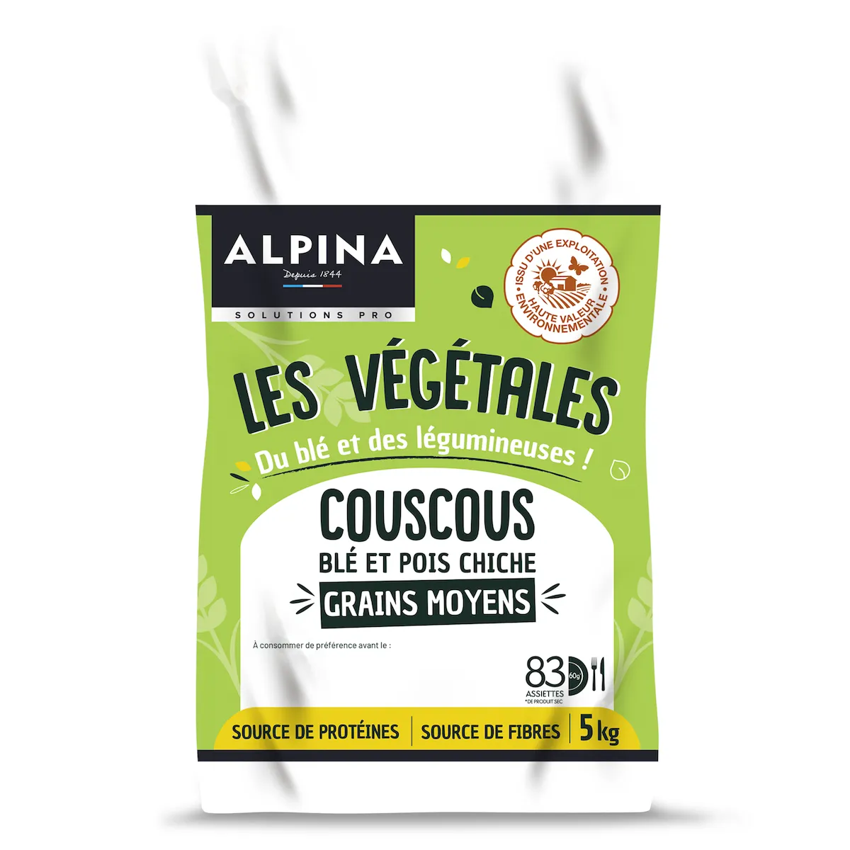 COUSCOUS BLE POIS CHICHES HVE - 5KG