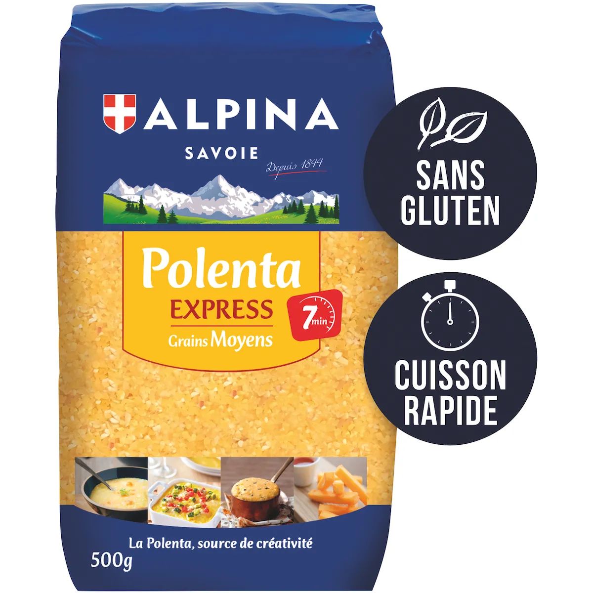 POLENTA EXPRESS MOYENNE -  500G