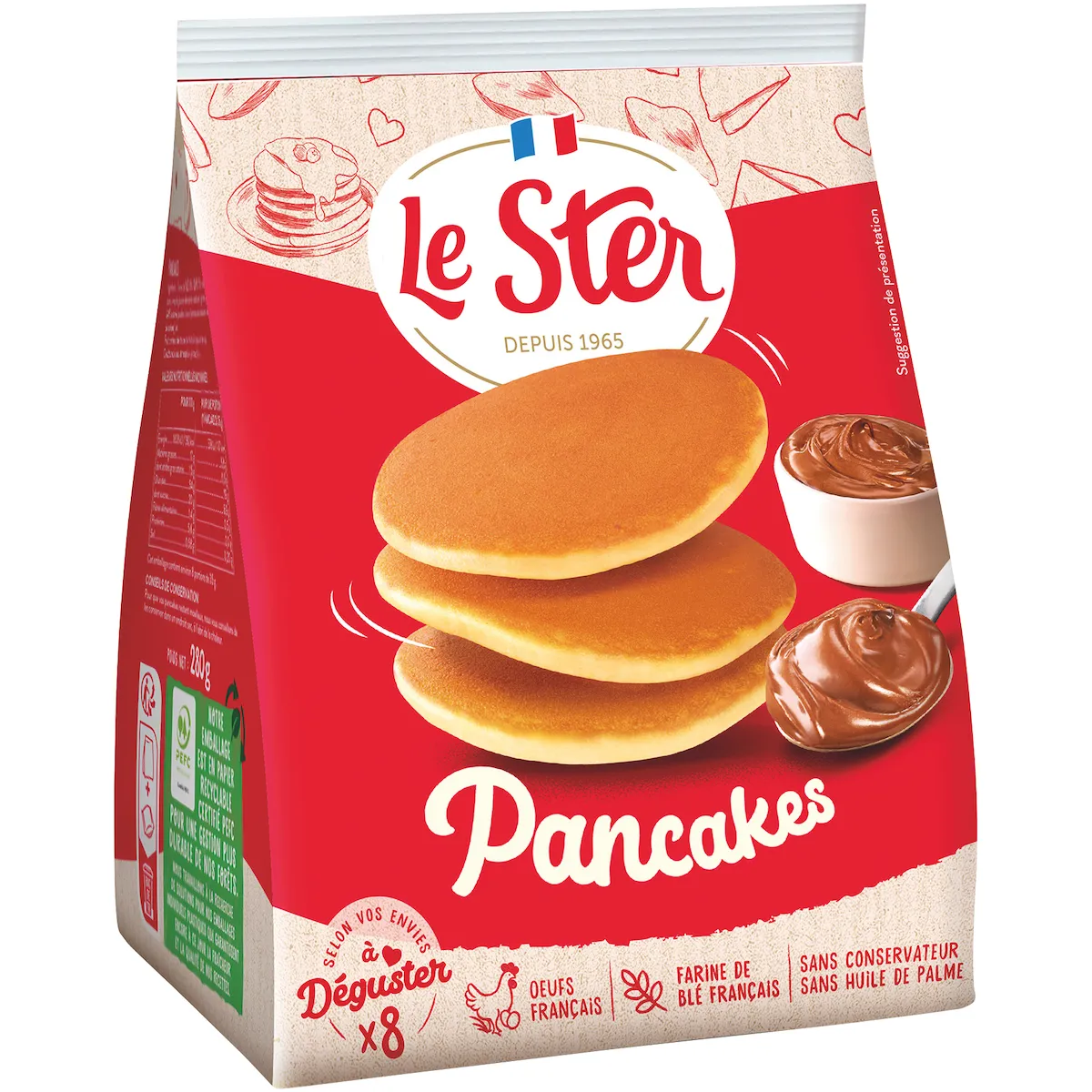 PANCAKES NATURE X8 - 280G