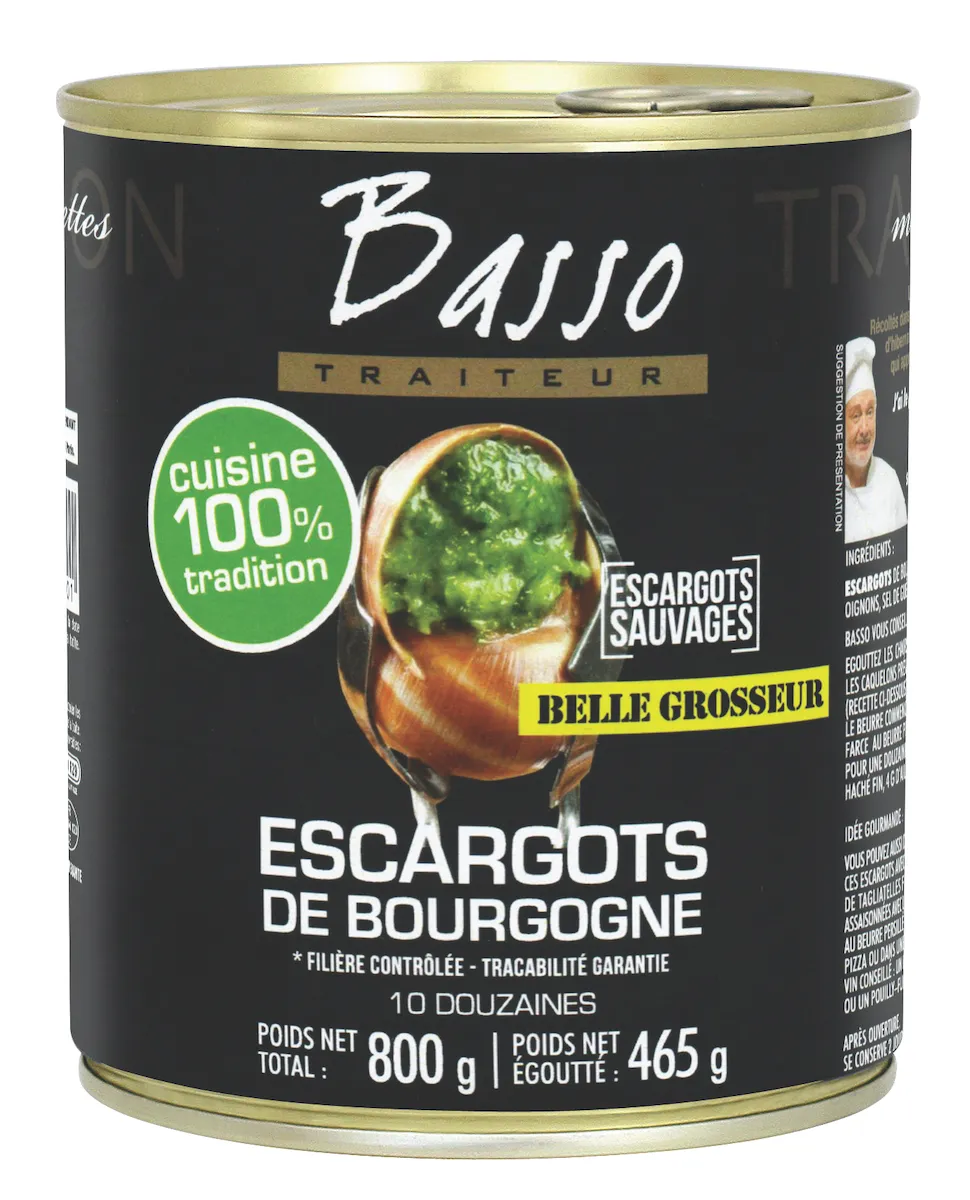 ESCARGOTS DE BOURGOGNE DE PRINTEMPS BELLE GROSSEUR 14/4