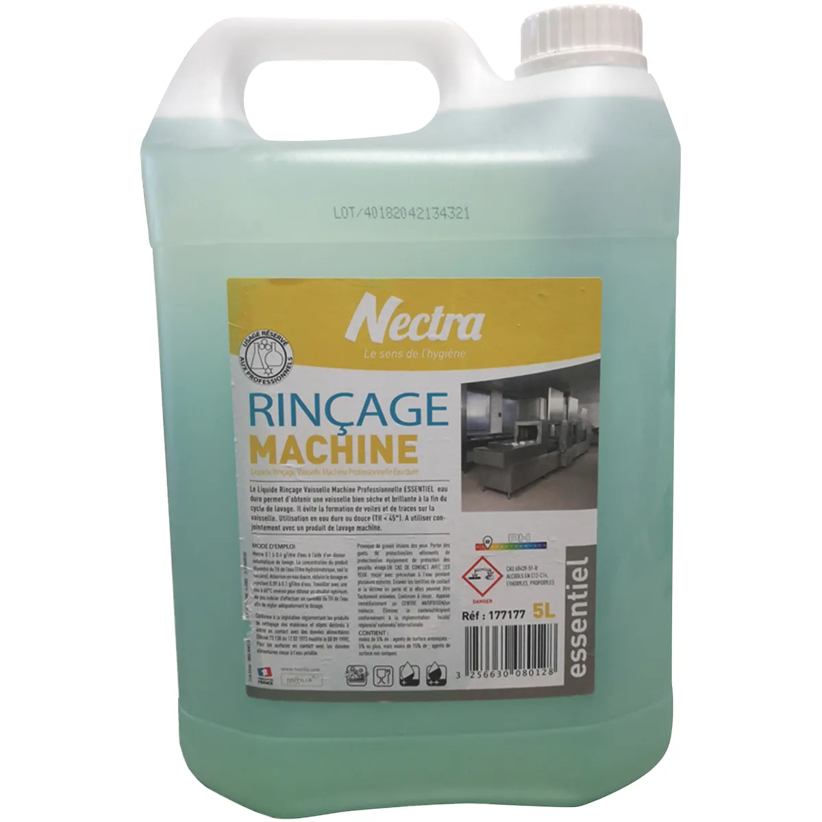 LIQUIDE RINCAGE MACHINE EAUX DURES 5L