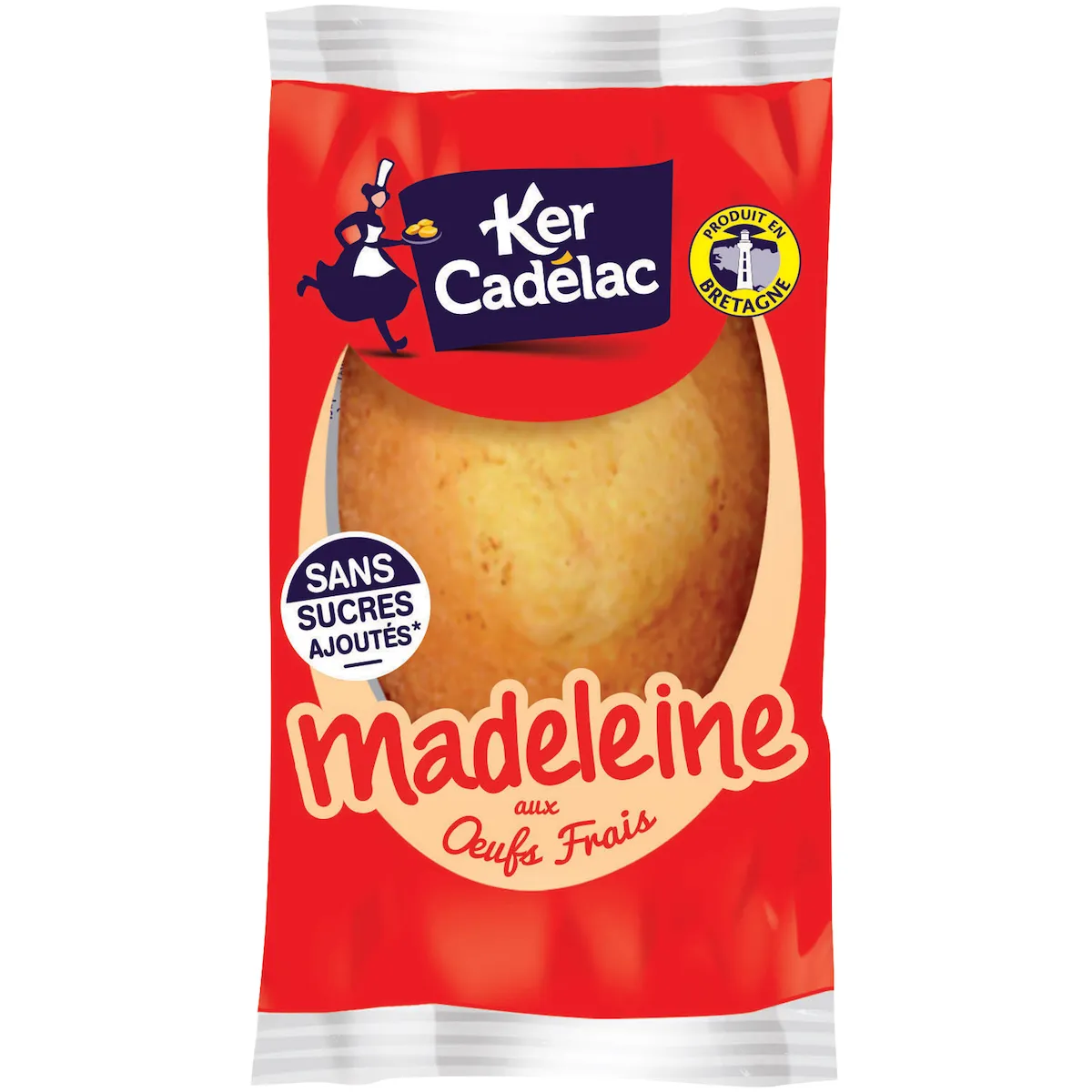 MADELEINE MGV AUX OEUFS FRAIS SSA -25G
