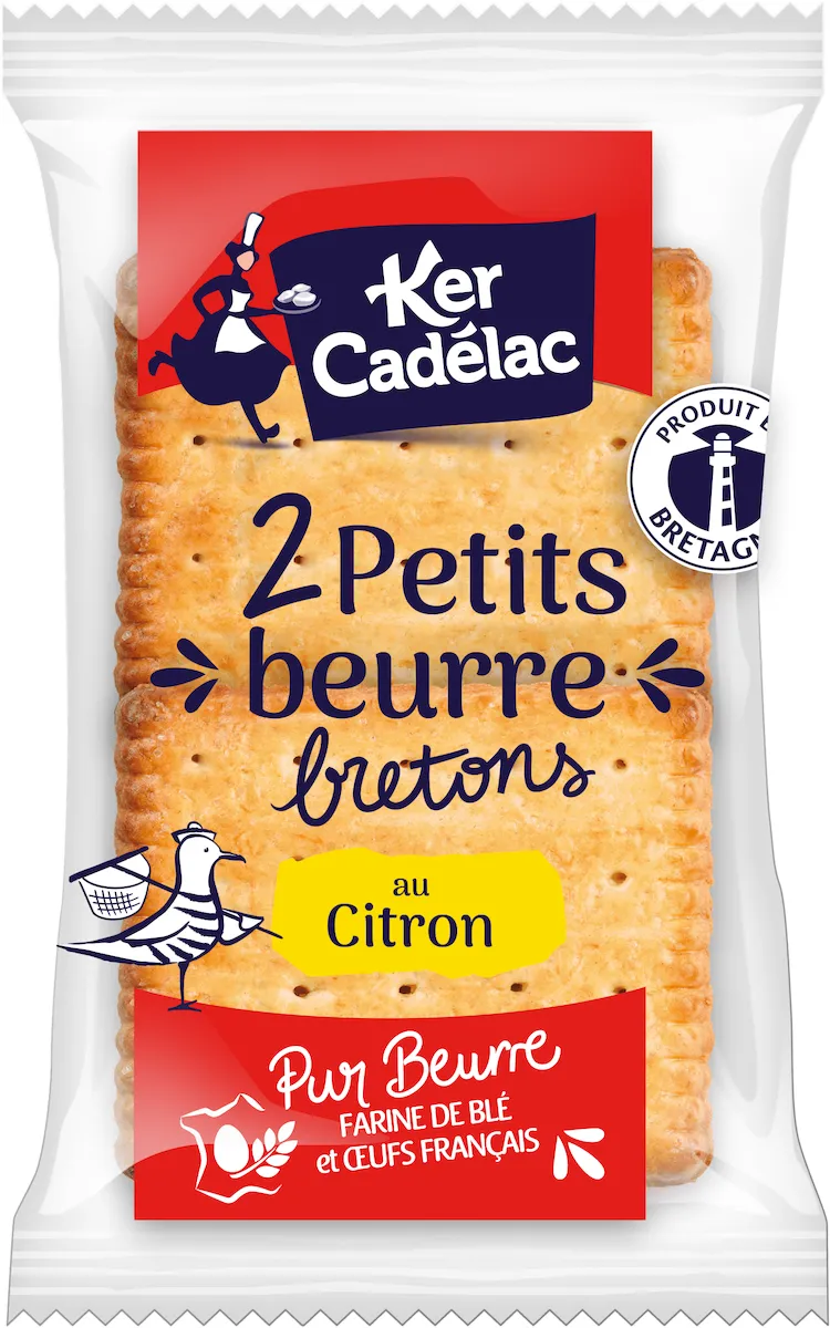 PETITS BEURRE CITRON - LOT DE 2 DE 20G