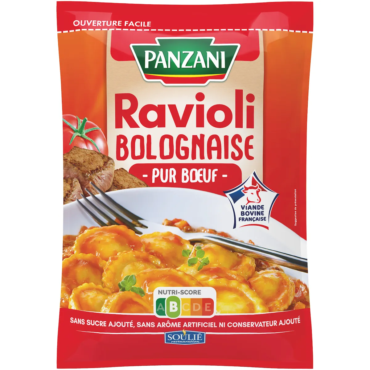 RAVIOLI PUR BOEUF SAUCE BOLOGNAISE POCHE 4KG VBF