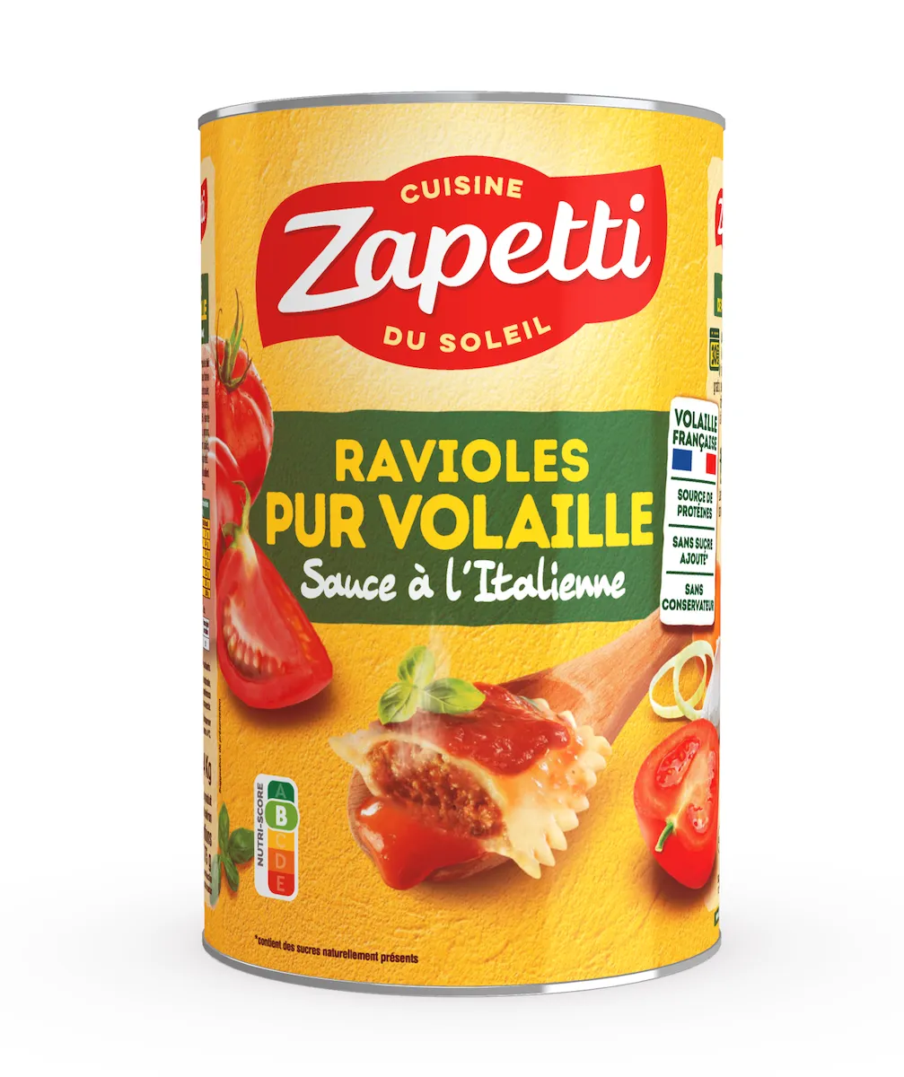 RAVIOLES PUR VOLAILLE SAUCE ITALIENNE 5/1