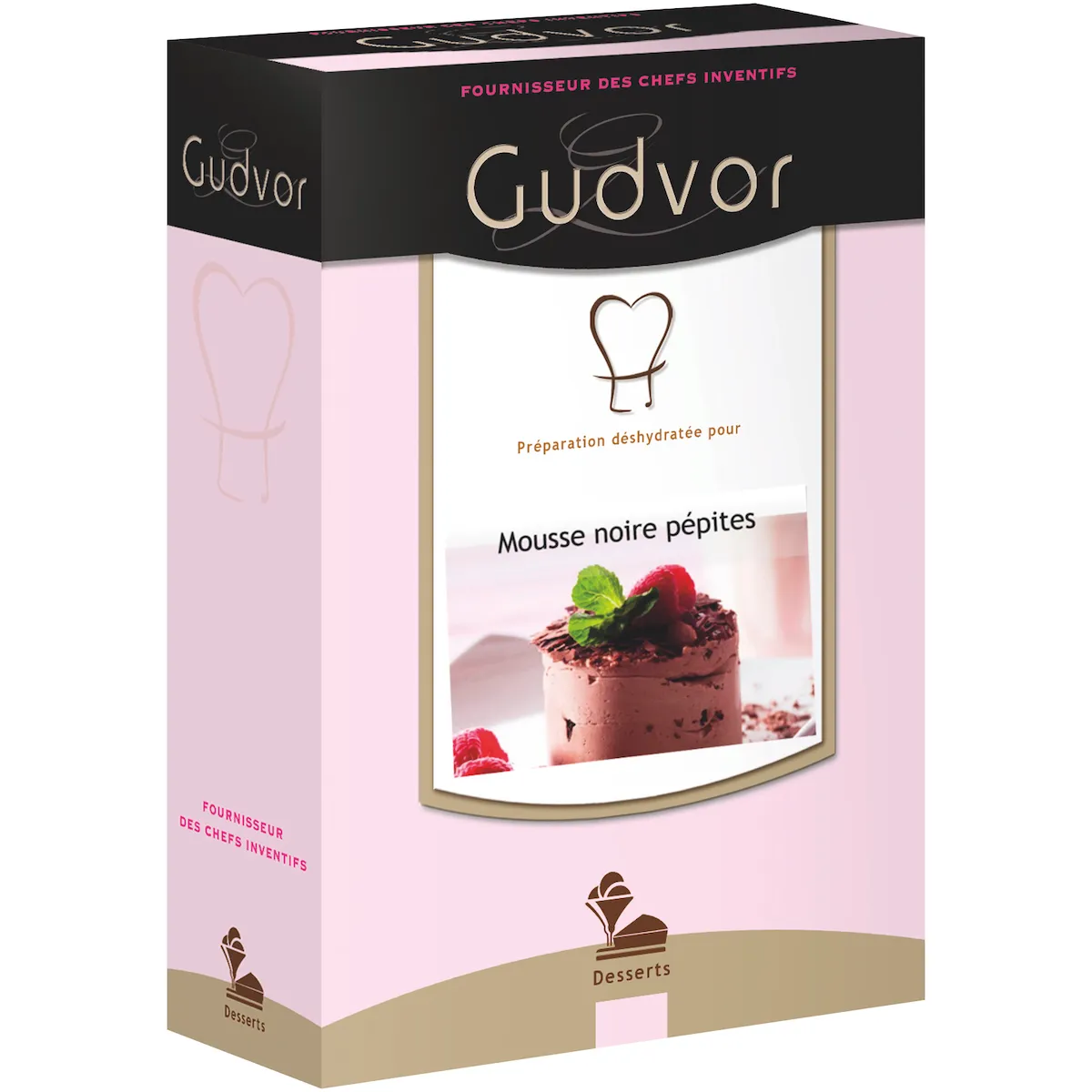 MOUSSE CHOCOLAT NOIR PEPITES ETUI 1KG