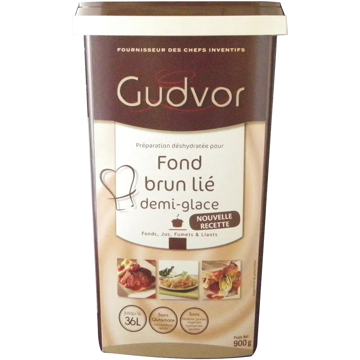 FOND BRUN LIE DEMI-GLACE - BTE 900G - 30 A 60G/L