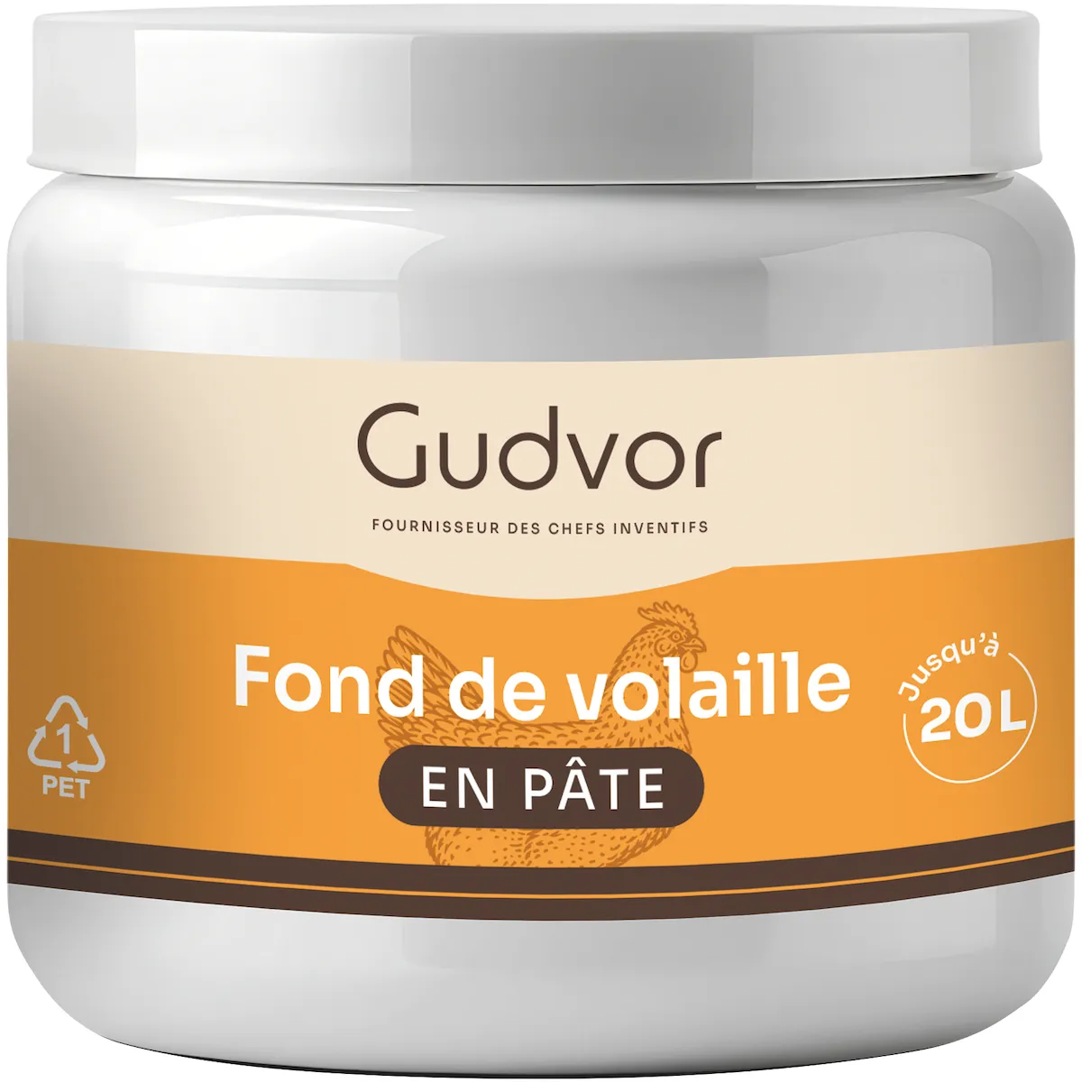 FOND DE VOLAILLE EN PATE 500G