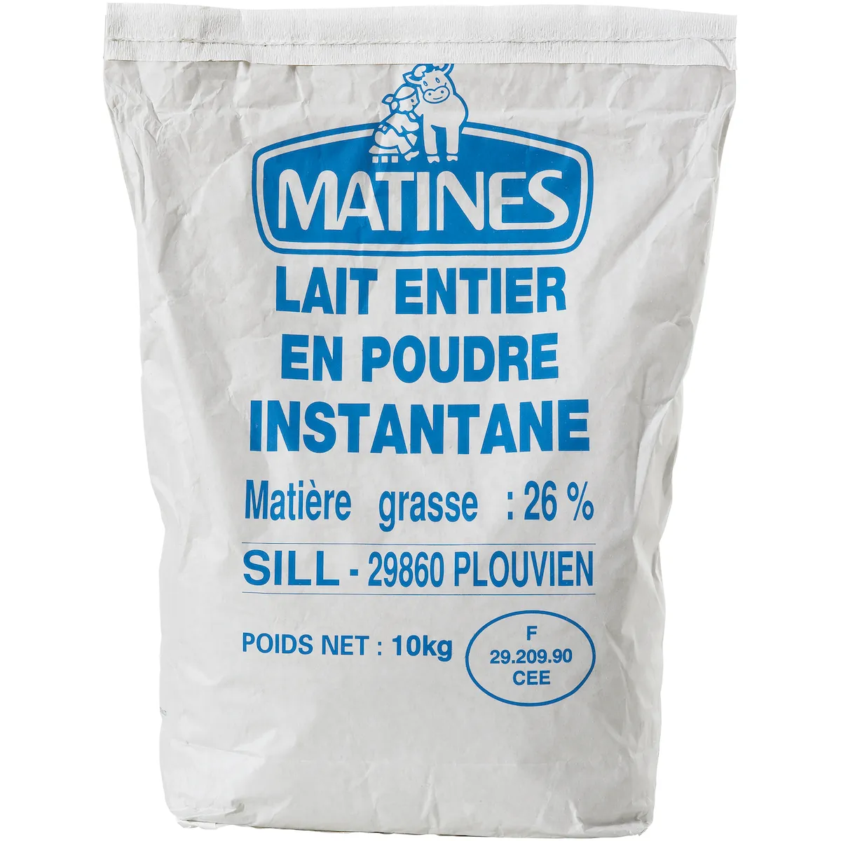 POUDRE DE LAIT ENTIER (26%MG) -  10KG