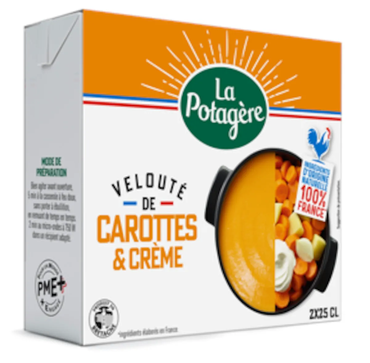 VELOUTE CAROTTE 25CL X2 100% FR