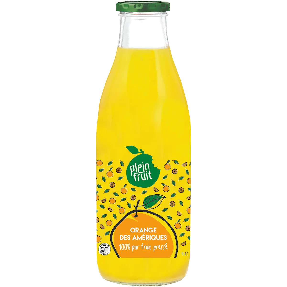 PUR JUS D'ORANGE AMERIQUES -BOCAL VERRE 1L