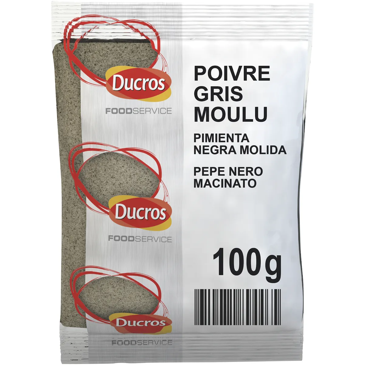 POIVRE GRIS MOULU  100G