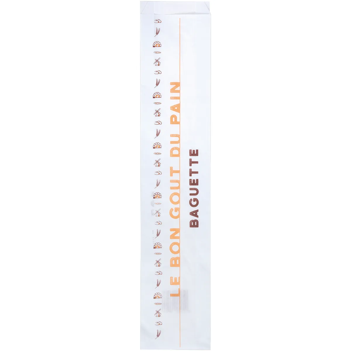 SACS BAGUETTES-KRAFT BLANC- CRT 1000