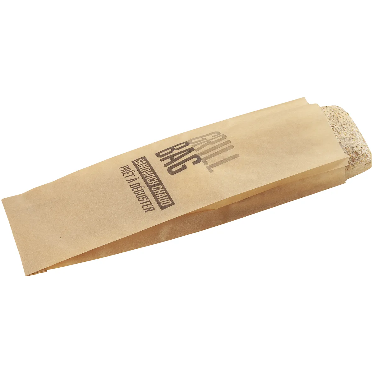 SACS SANDWICHS GRILL BAG-SILICONE 1 FACE BRUN- CRT 600