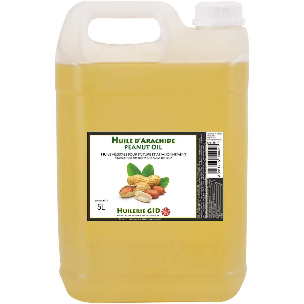 HUILE D'ARACHIDE 5 L