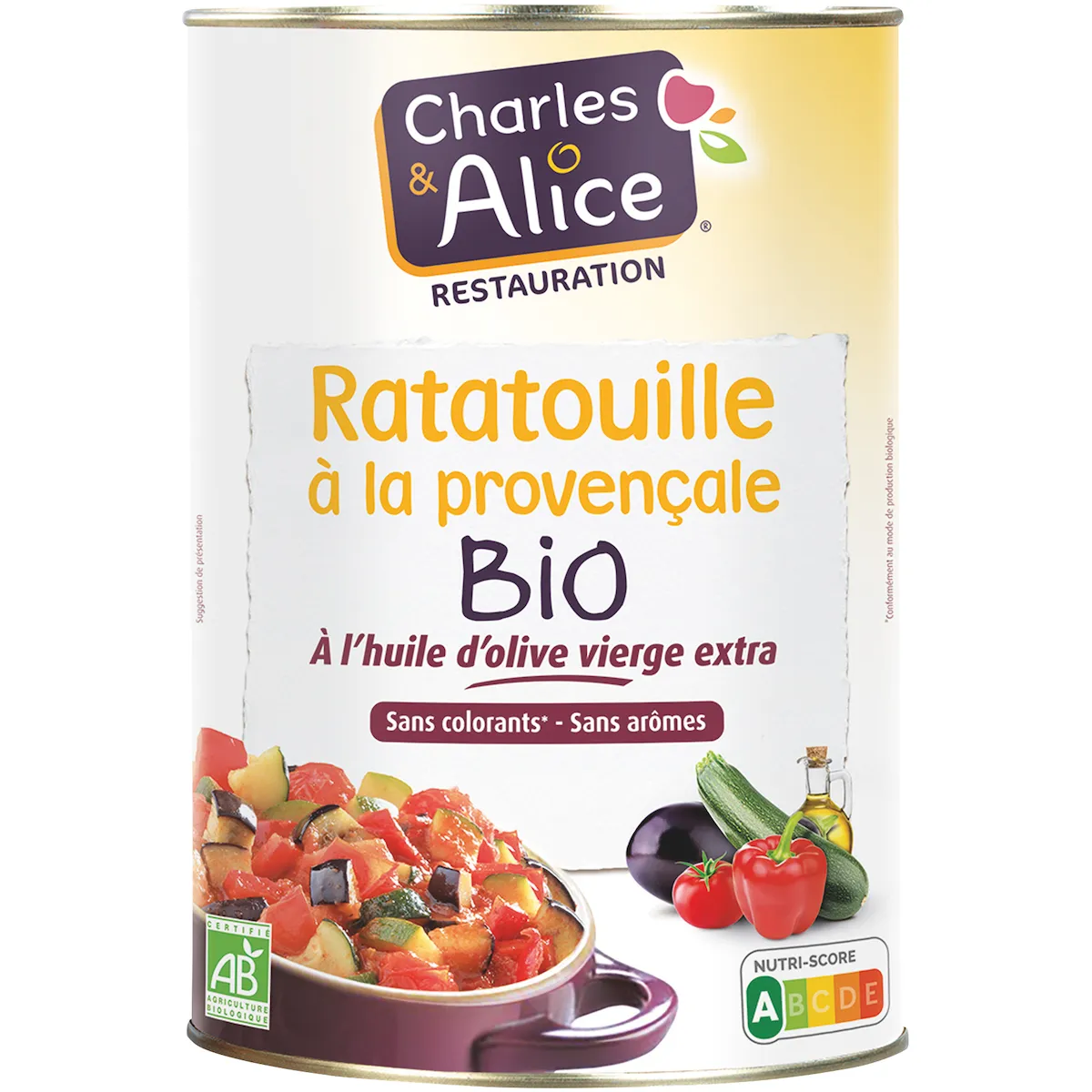 RATATOUILLE A LA PROVENCALE BIO - BOITE 5/1