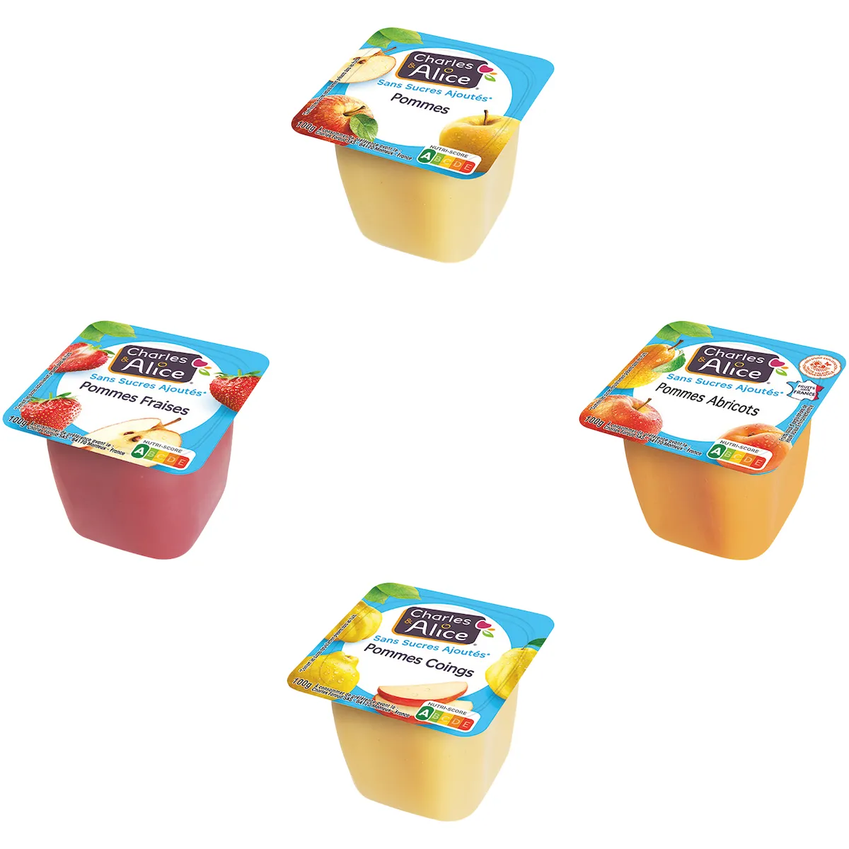 CARTON ASSORTI 4 PARF SSA  - COUPELLE PLASTIQUE DE 100G