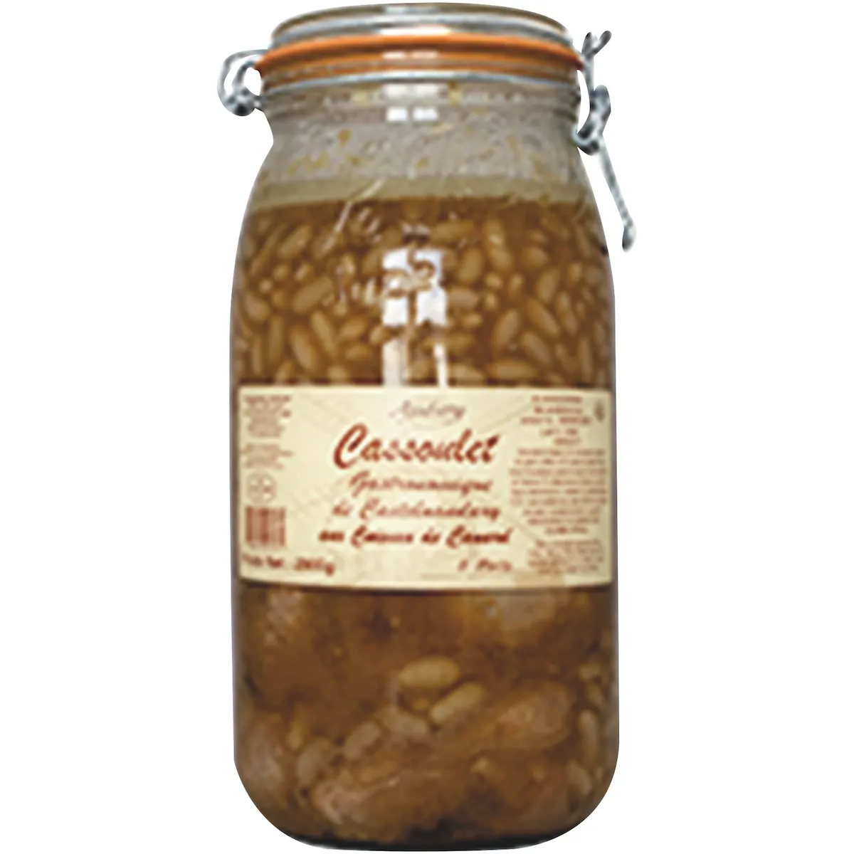 CASSOULET GASTRONOMIQUE A LA CUISSE DE CANARD BOCAL 300 CL