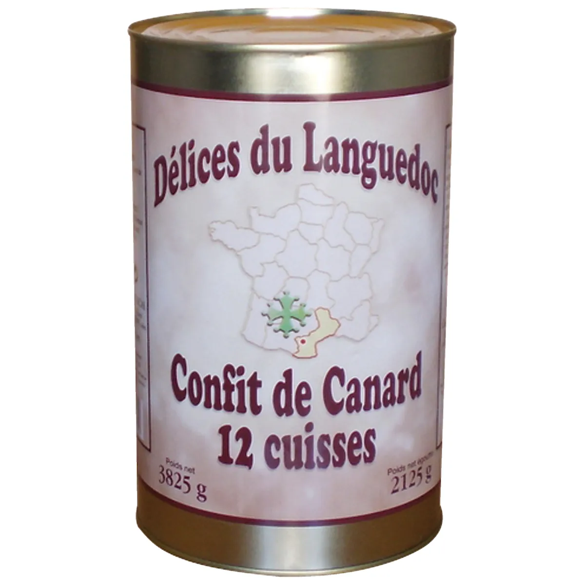 CONFIT DE CANARD 12 CUISSES ORIGINE FRANCE ET UE 5/1