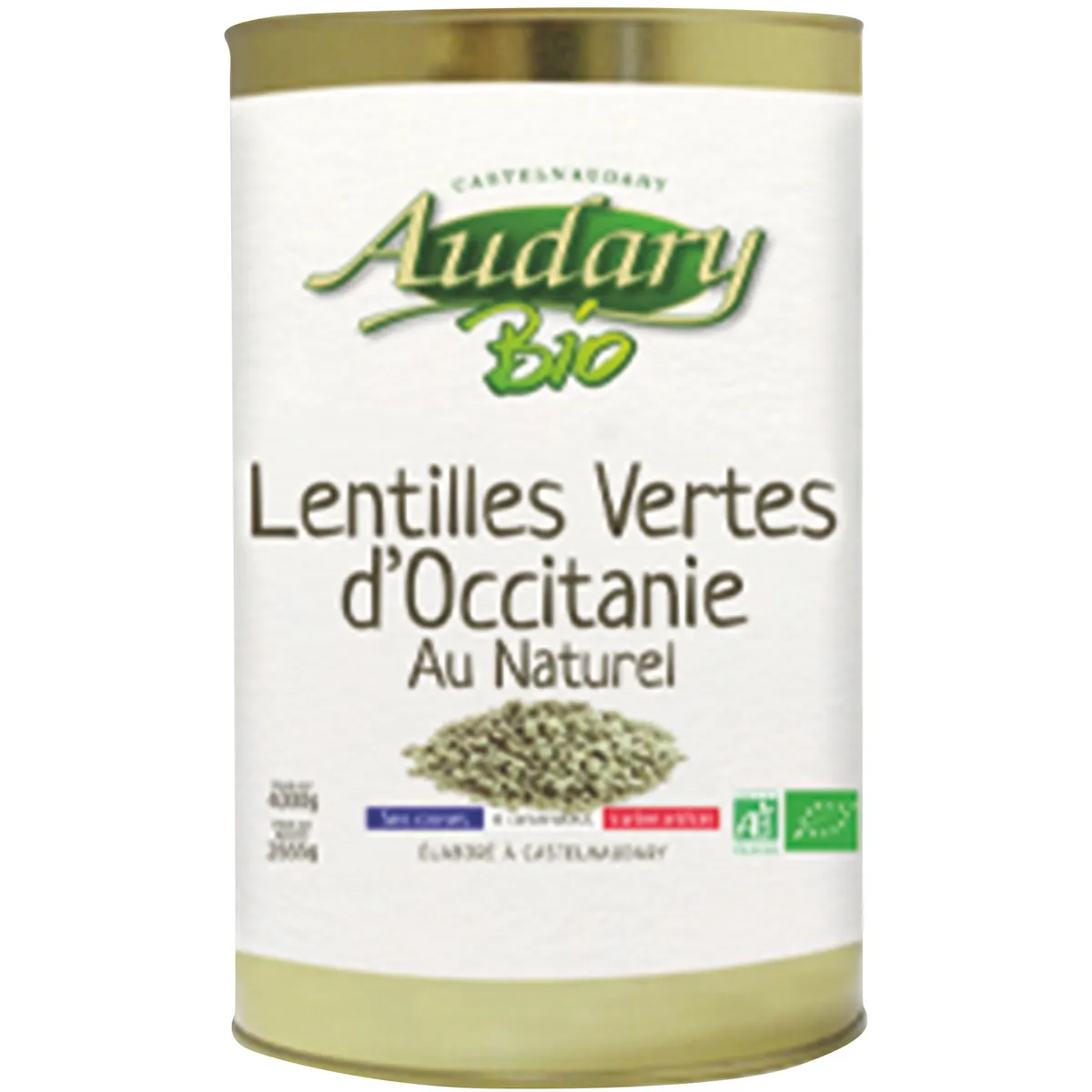LENTILLES VERTES OCCITANIE AU NATUREL BIO - BTE 5/1