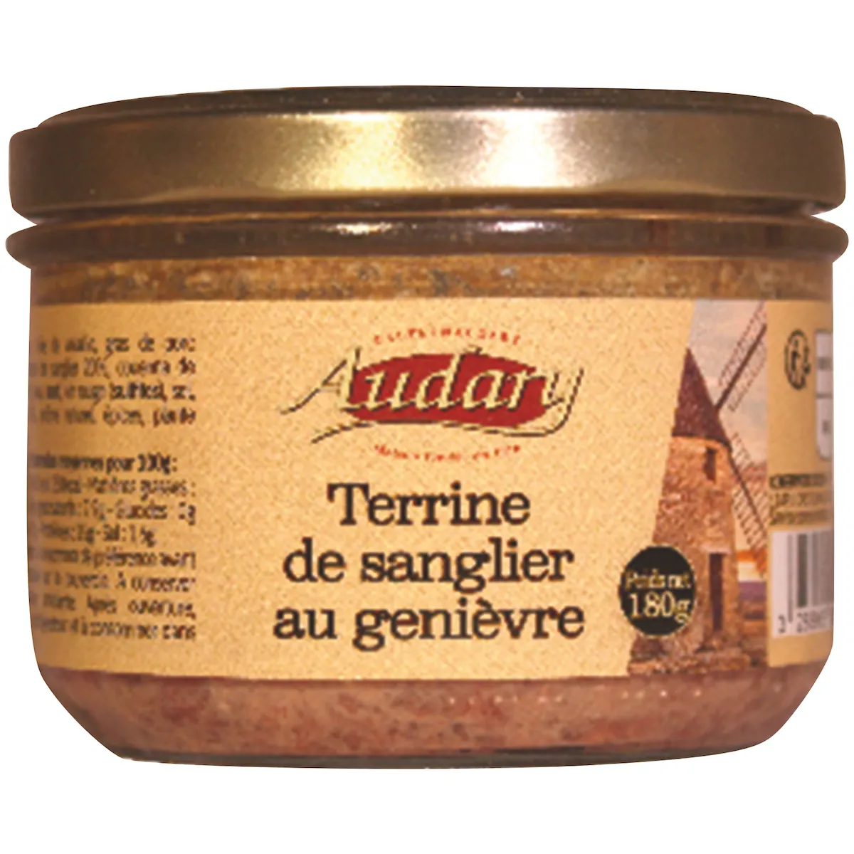 TERRINE DE SANGLIER AU GENIEVRE  BOCAL 23 CL